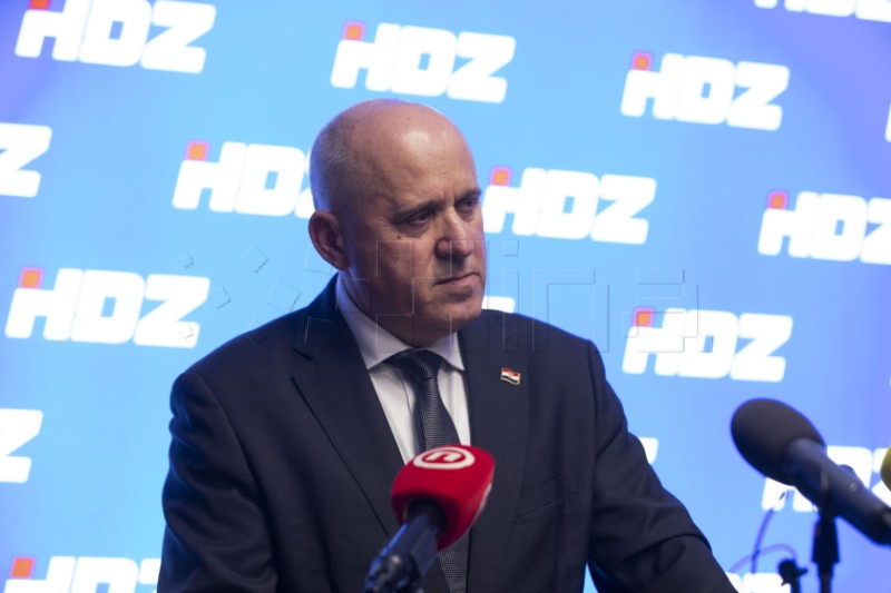 Izjava Bačića nakon zajedničke sjednice Predsjedništva i Nacionalnog odbora HDZ-a