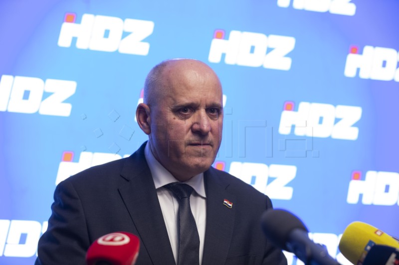 Izjava Bačića nakon zajedničke sjednice Predsjedništva i Nacionalnog odbora HDZ-a