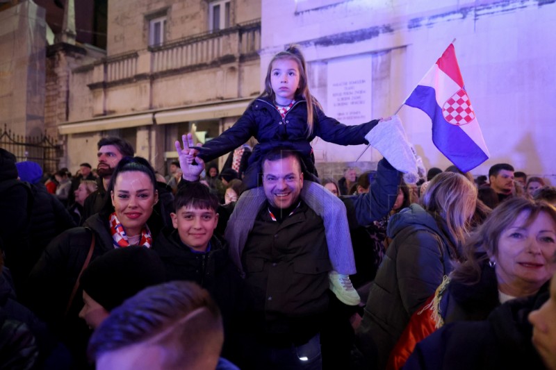 Zadar: Doček zadarskih članova srebrne rukometne reprezentacije