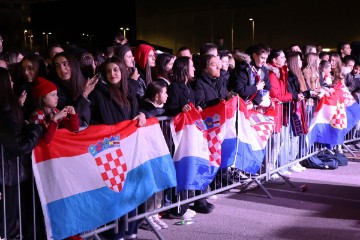 Doček hrvatskih rukometaša u Mostaru