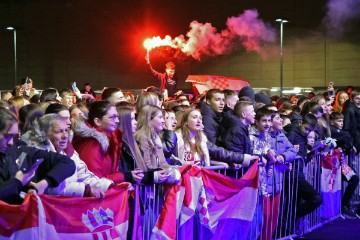 Doček hrvatskih rukometaša u Mostaru