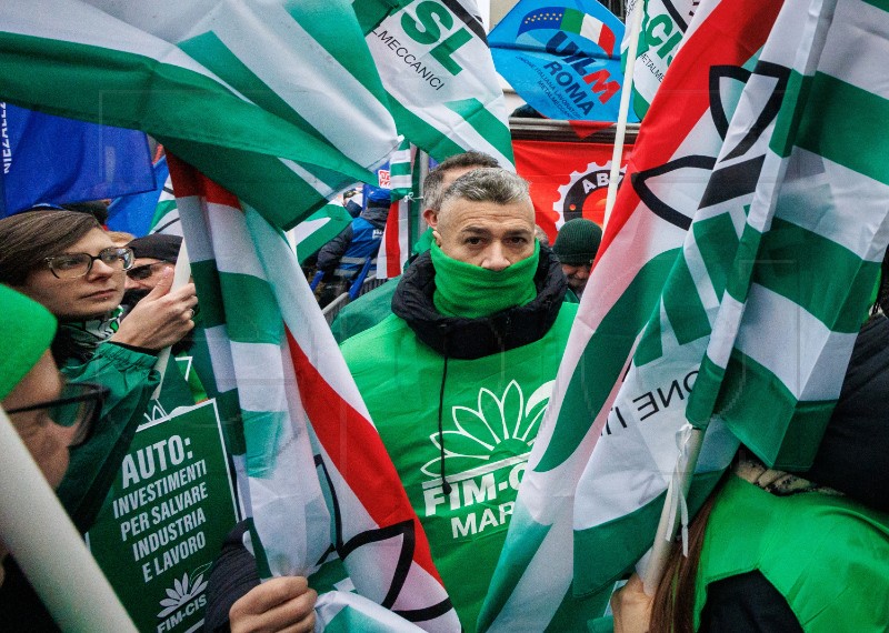 BELGIUM PROTEST INDUSTRY WORKERS