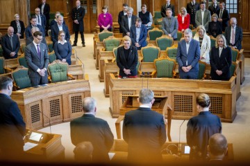 DENMARK PARLIAMENT SWEDEN SHOOTING