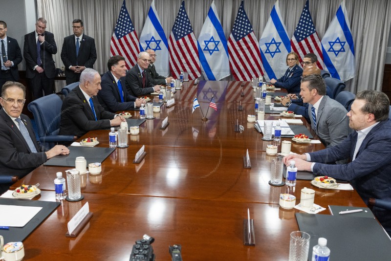 USA DOD HEGSETH NETANYAHU