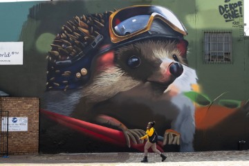 SOUTH AFRICA ARTS GRAFFITI 