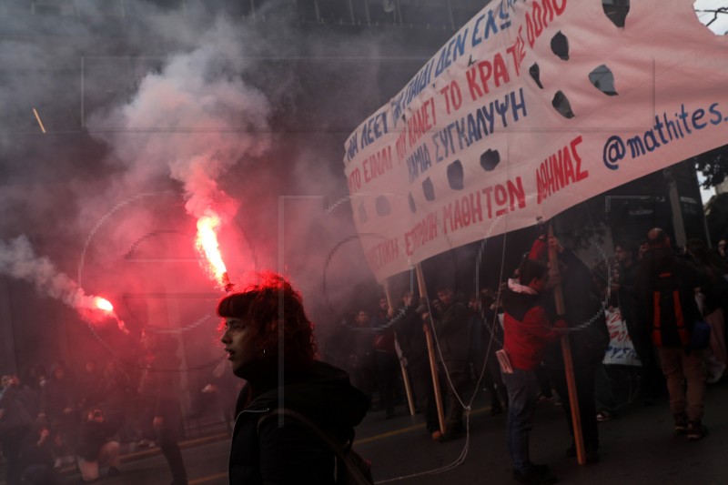 GREECE PROTEST ACCIDENT