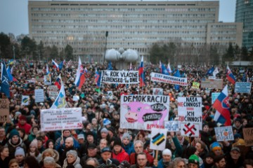 SLOVAKIA PROTEST