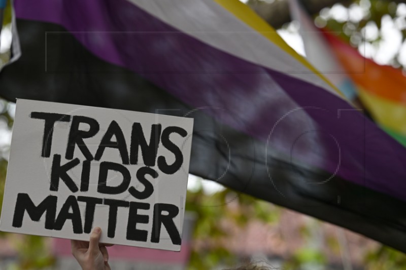 AUSTRALIA TRANS YOUTH PROTESTS 