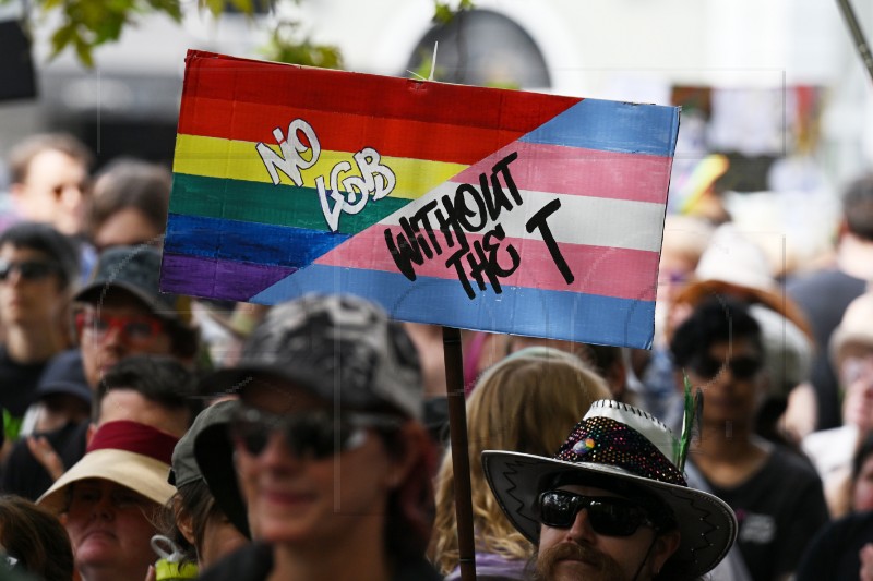 AUSTRALIA TRANS YOUTH PROTESTS 