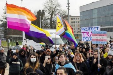 SWITZERLAND LGBTQIA PROTEST