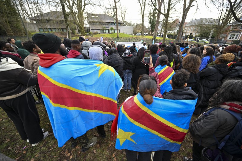 epaselect BELGIUM DRC RWANDA PROTEST