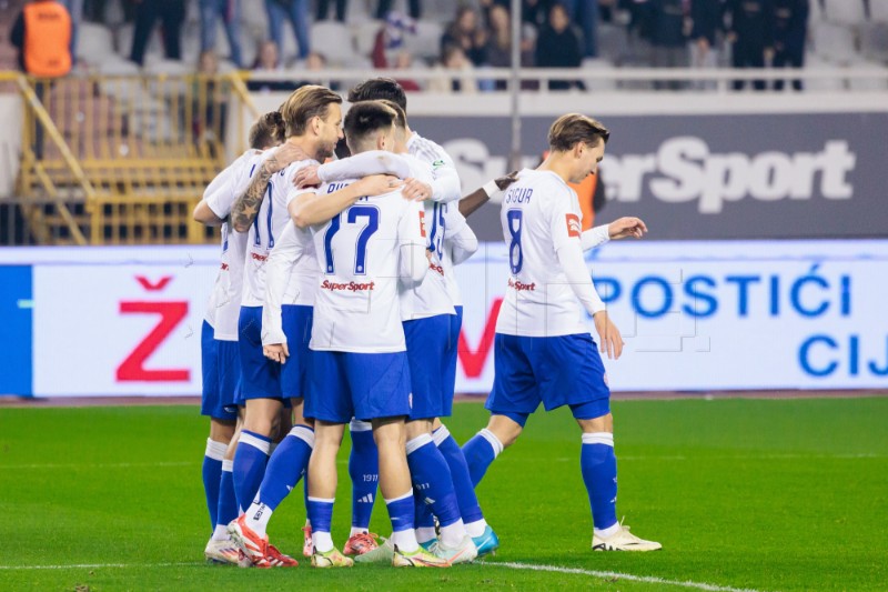 Split: Utakmica 21. kola Prve HNL, HNK Hajduk - NK Varaždin