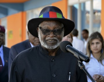 FILE NAMIBIA NUJOMA OBIT