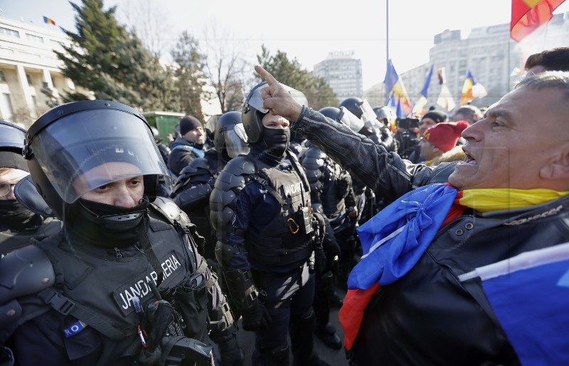 ROMANIA PROTEST