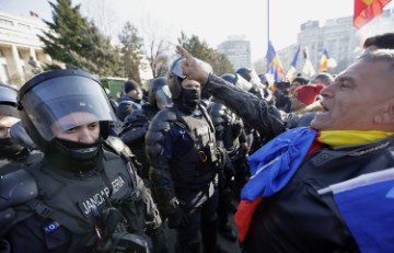 ROMANIA PROTEST