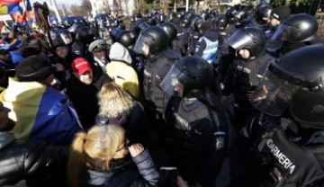 ROMANIA PROTEST