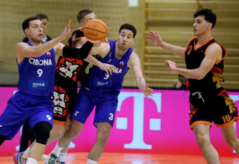 Četvrtfinalna utakmica Kupa Krešimir Ćosić za košarkaše: Cibona - Marsonia