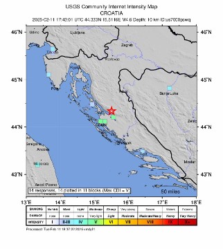 CROATIA EARTHQUAKE