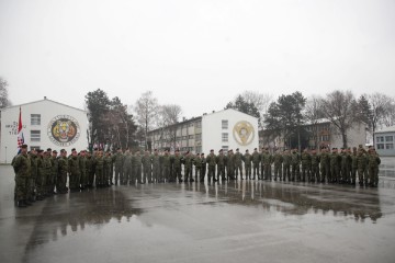 Svečani ispraćaj 6. hrvatskog kontingenta u NATO snage u Mađarsku