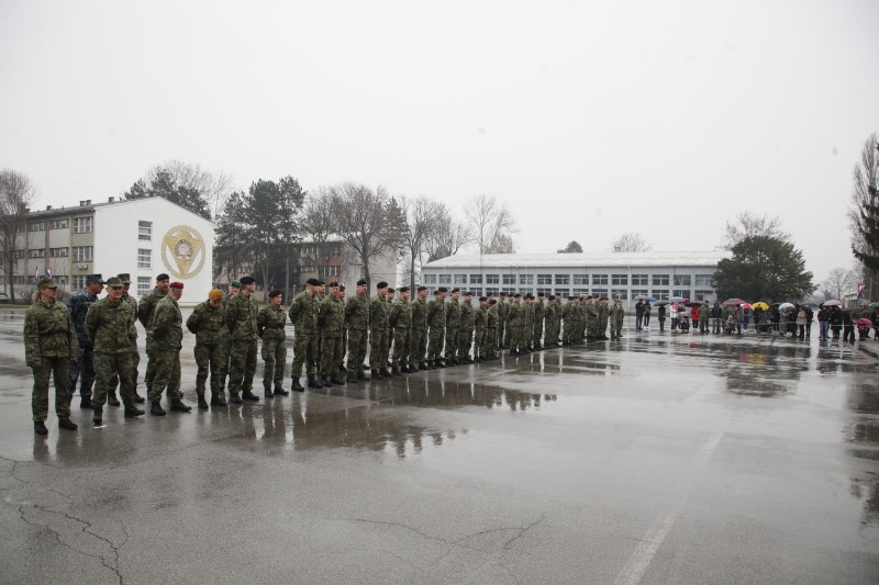 Svečani ispraćaj 6. hrvatskog kontingenta u NATO snage u Mađarsku