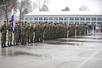 Svečani ispraćaj 6. hrvatskog kontingenta u NATO snage u Mađarsku