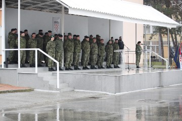 Svečani ispraćaj 6. hrvatskog kontingenta u NATO snage u Mađarsku