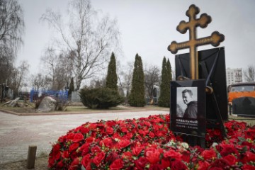 RUSSIA NAVALNY GRAVE