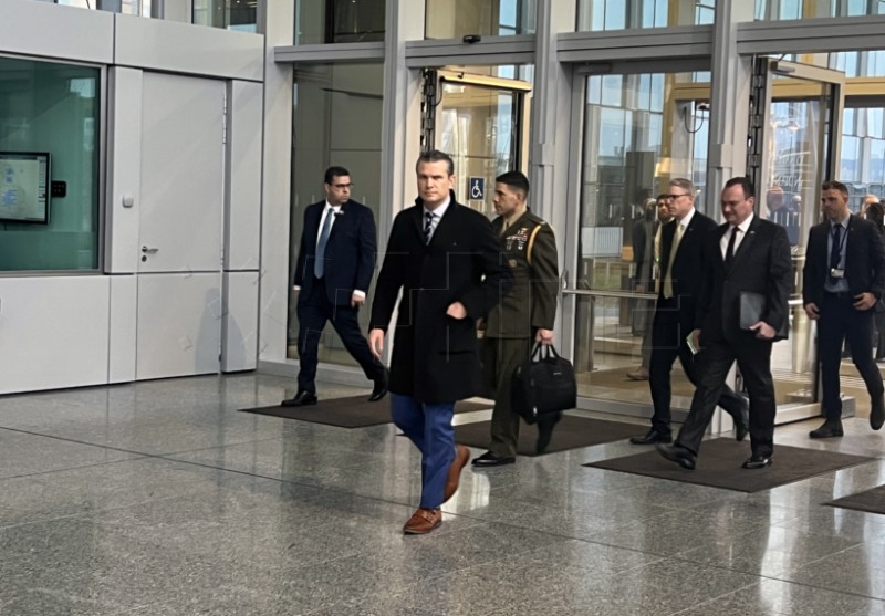 Pete Hegseth na sastanku ministara obrane država članica NATO-a