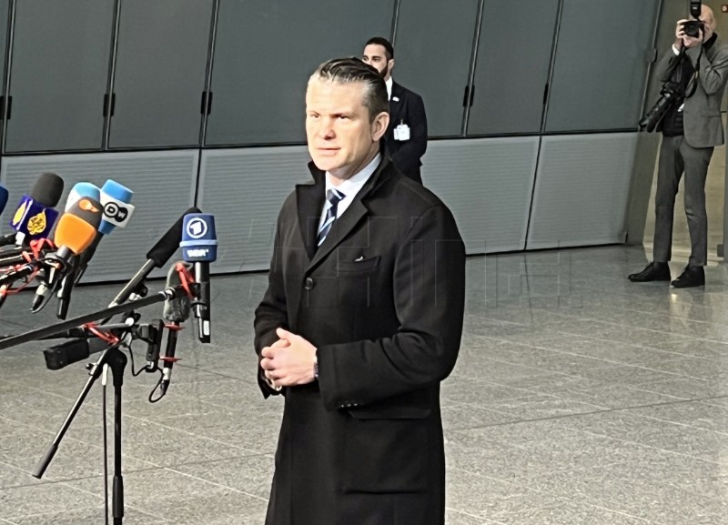 Pete Hegseth na sastanku ministara obrane država članica NATO-a