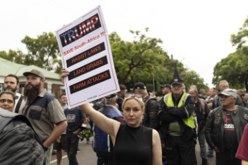 SOUTH AFRICA TRUMP RALLY