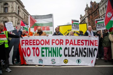 BRITAIN PROTEST ISRAEL PALESTINIANS CONFLICT