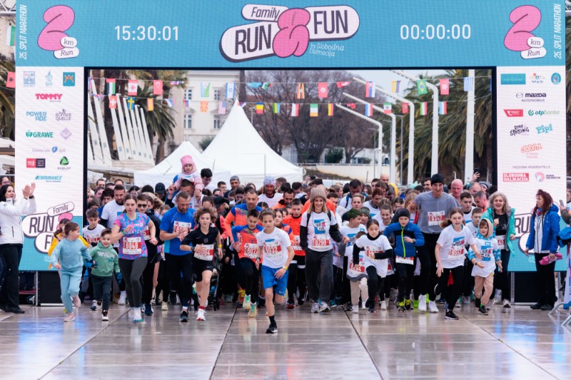 Utrka Run and Fun na dva i pet kilometara, uvod u 25. Split maraton