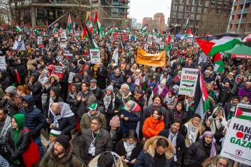 BRITAIN PROTEST ISRAEL PALESTINIANS CONFLICT