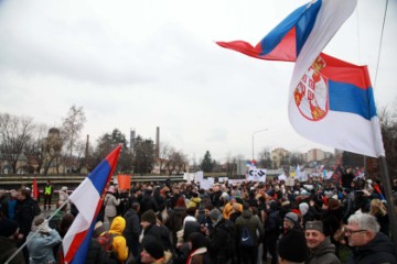 Prosvjed studenata u Kragujevcu