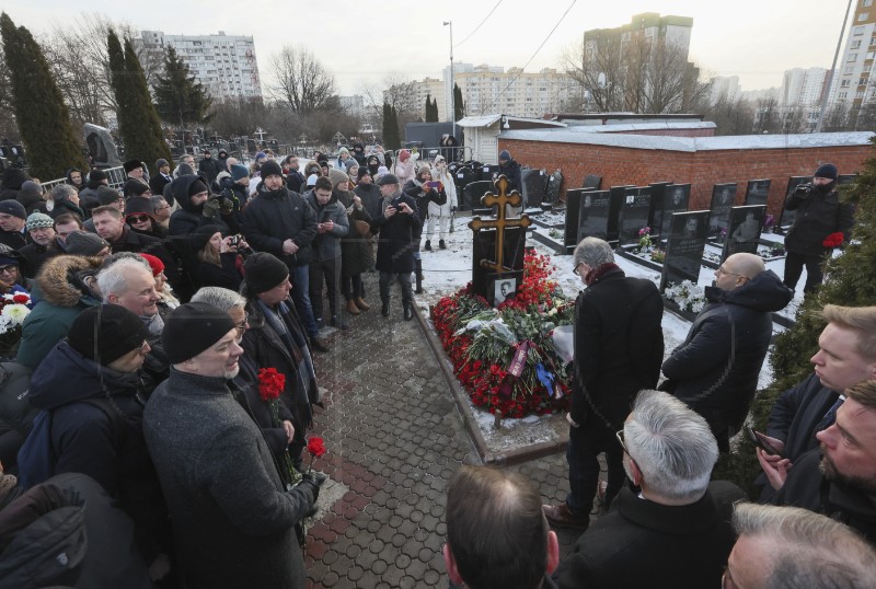 RUSSIA NAVALNY GRAVE