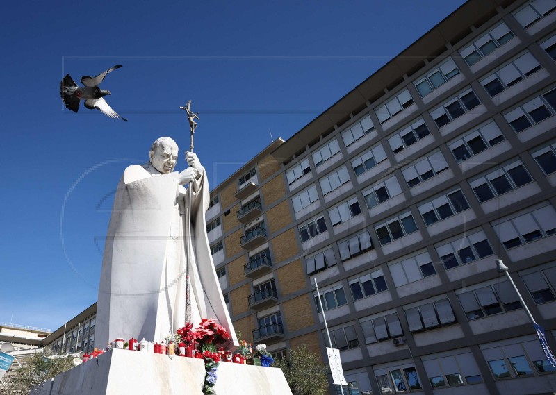 ITALY POPE FRANCIS HOSPITALIZED