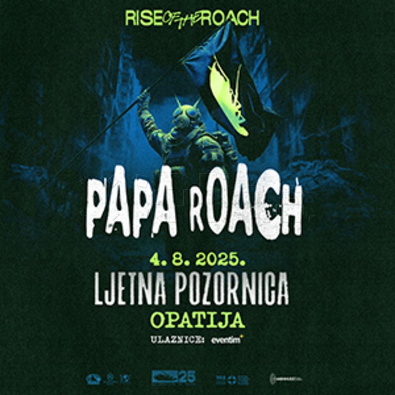 Papa Roach premijerno stižu 4. kolovoza na Ljetnu pozornicu u Opatiji