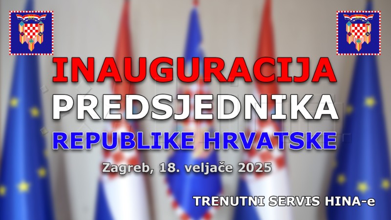 TRENUTNI SERVIS - Inauguracija predsjednika RH Zorana Milanovića