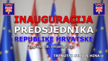 TRENUTNI SERVIS - Inauguracija predsjednika RH Zorana Milanovića