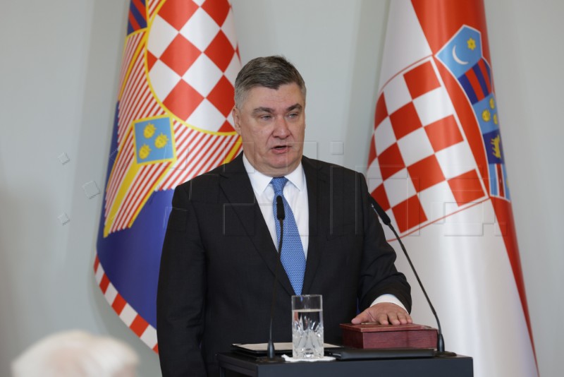 Zoran Milanović swears in for second term as President of Croatia