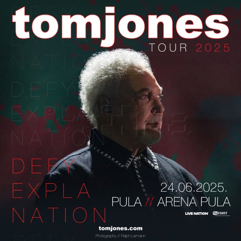 Tom Jones nastupit će 24. lipnja u pulskoj Areni