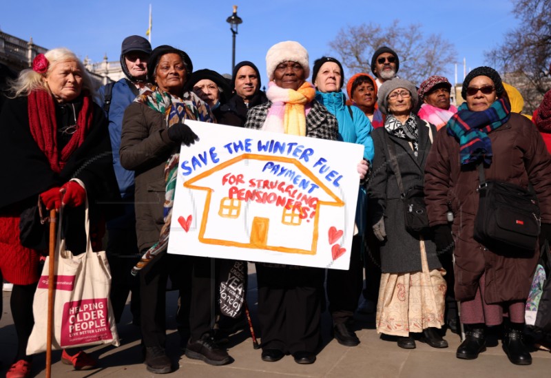 BRITAIN WINTER FUEL PAYMENT PROTEST