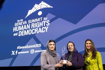 SWITZERLAND SUMMIT HUMAN RIGHTS DEMOCRACY