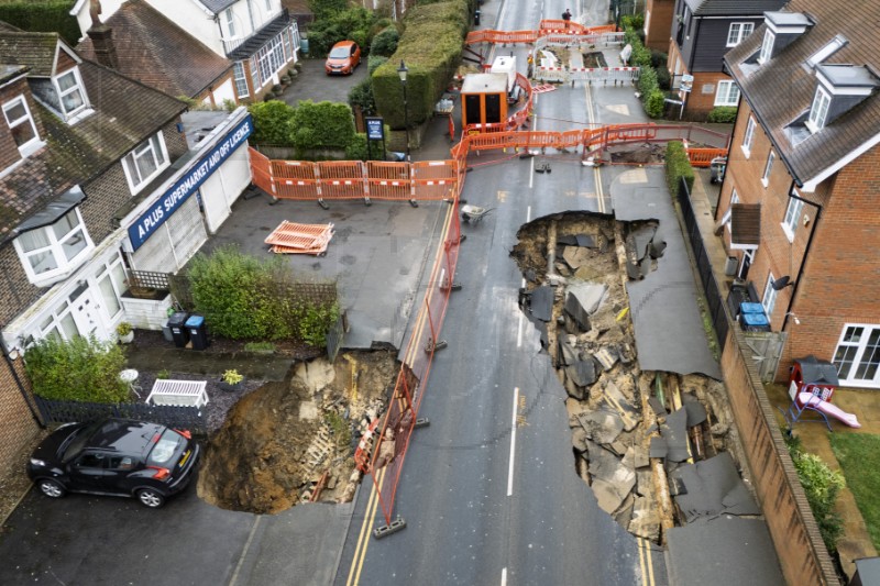 BRITAIN SINKHOLE GODSTONE