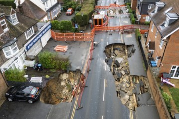 BRITAIN SINKHOLE GODSTONE