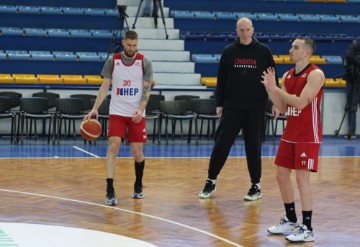 Zadar: Trening muške seniorske košarkaške reprezentacije Hrvatske