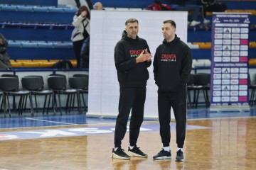 Zadar: Trening muške seniorske košarkaške reprezentacije Hrvatske