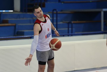 Zadar: Trening muške seniorske košarkaške reprezentacije Hrvatske