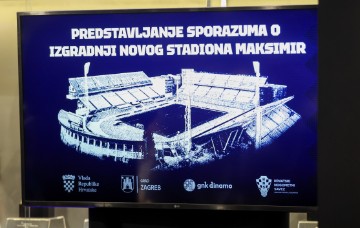 Predstavljanje sporazuma o uklanjanju postojećeg i izgradnji novog stadiona Maksimir