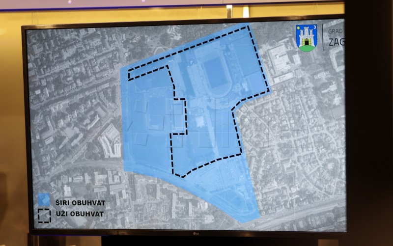 Predstavljanje sporazuma o uklanjanju postojećeg i izgradnji novog stadiona Maksimir